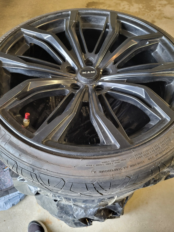 225X35ZR19 Tires and wheels - 114.3 fits many cars in Tires & Rims in Winnipeg