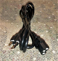 Brand New AC Power Cord 6ft 3-Prong 18 AWG