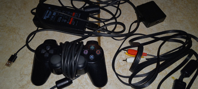 Ps 2 with games  memory cards and controller in Older Generation in Chatham-Kent - Image 2