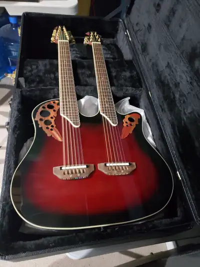 2013 Ovation Double Neck Acoustic never played, View more