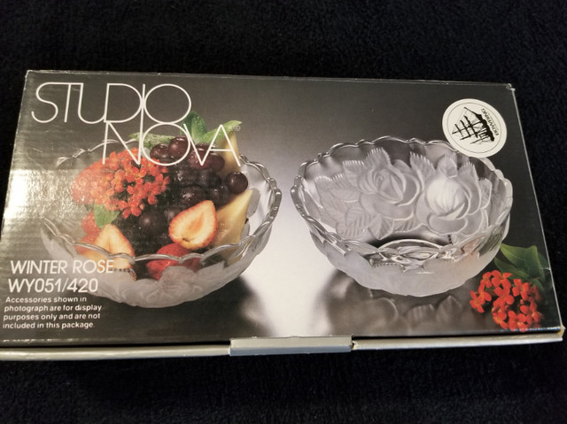 Studio Nova Crystal bowls brand new in Home Décor & Accents in Kitchener / Waterloo