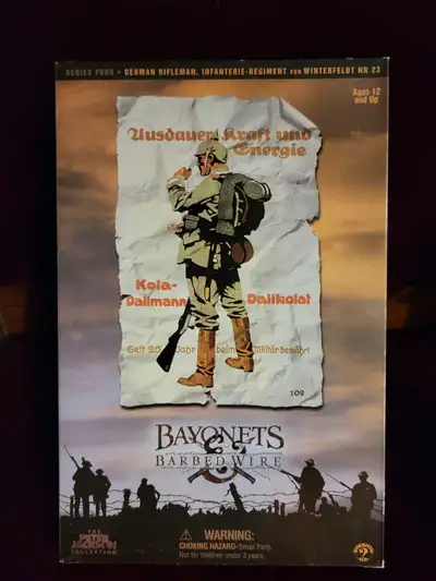 Bayonets & Barbed Wire German Rifleman 1/6 Scale, View more