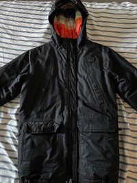 Black The North Face jacket boys size large 