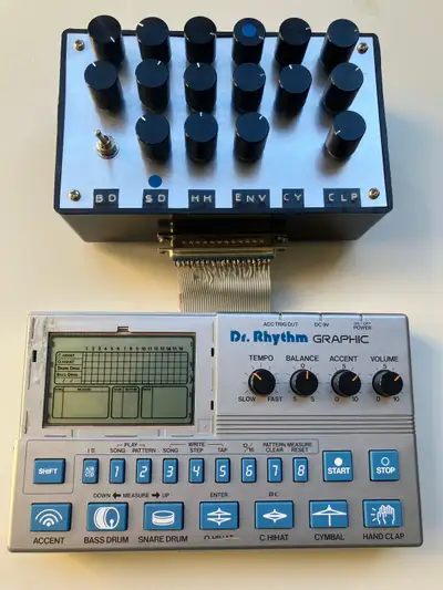 Boss DR-110 analogue drum machine - Fully Modded!, View more