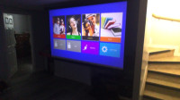 MOVING SALE - Home theatre projector setup