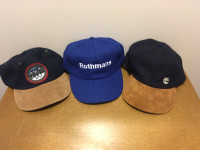Rare Rothmans Team cap, Timberland cap, Lake Placid New York cap