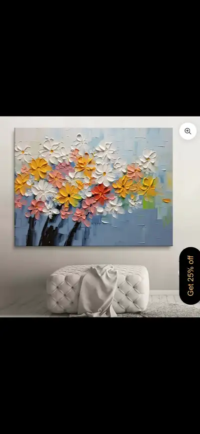 Hoping someone to find a person talented enough to paint these petals/flowerz on my canvas