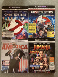 New 4K Blurays Coming To America Jumanji Next Level Ghostbusters