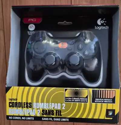 Logitech Cordless Rumblepad  2  - brand new!, View more