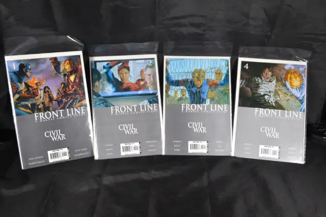 Front Line A Marvel Comics Event Civil War Lot 1-4
