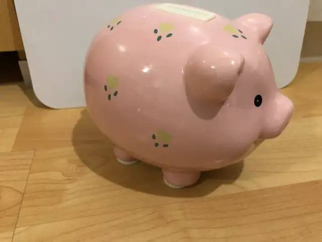 Musical Piggy bank + bunny piggy bank in Toys in Oakville / Halton Region