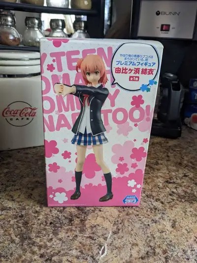 Yui from Oregairu prize figure from the series 'My Teen Romantic Comedy Snafu', also known as Oregai...