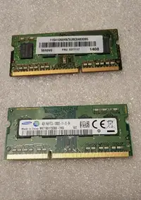 Samsung Laptop 8GB DDR3 (2 x 4GB) Memory modules