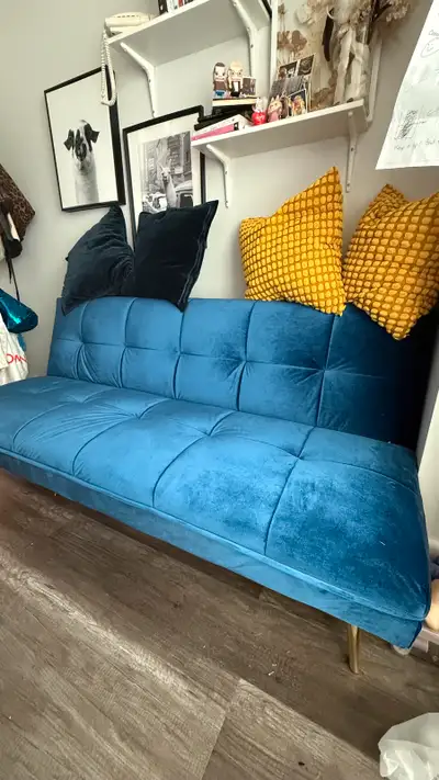 velvet couch, View more