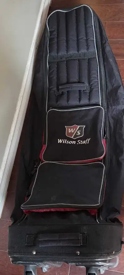 Wilson Staff Large Golf Soft Wheeled Travel Bag Black Golf Club , View more