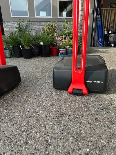 STURDY -BRAND NEW EQUINOX POOL SIDE COMBO SET - The pictures show how easy the set up is. 2 bases -...