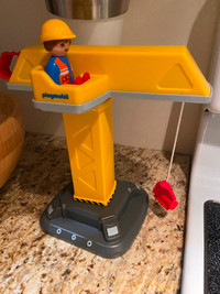 Grue Playmobil 123 mobile avec figurine (t167)