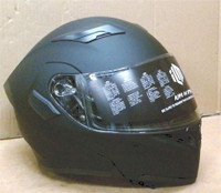 NEW ILM 902L Motorcycle Helmet, Dual Visor Full Face, DOT, Sz L