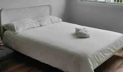 Lit double metal double size bed, View more