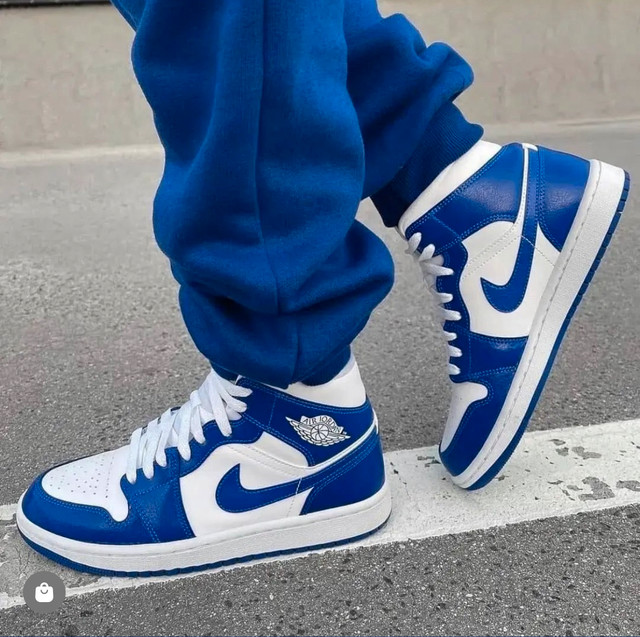 Air Jordan 1 Mid Kentucky Blue (W) Size 6.5W/7W & 8W in Women's - Shoes in St. Catharines - Image 2