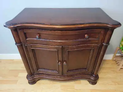 Solid Oak TV Cabinet With Storage, View more