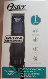 Oster Turbo Hair clipper : 1 speed