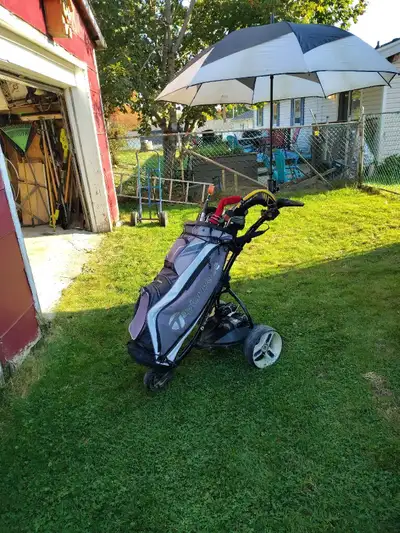 motocady new battery and set cobra clubs and bag fair shape asking $375 OBO may split for right pric...