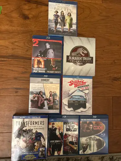 Movies individually priced. Brand new sealed – hidden figures Blu-ray + DVD movie $8 Double feature...