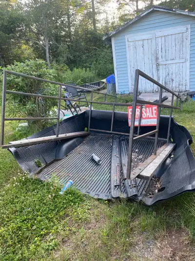For sale truck back rack inside measurements 73 1/4 long 53 1/2 wide $250.00 obo will delete ad when...