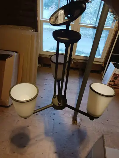 FREE Chandelier and ceiling fan , View more