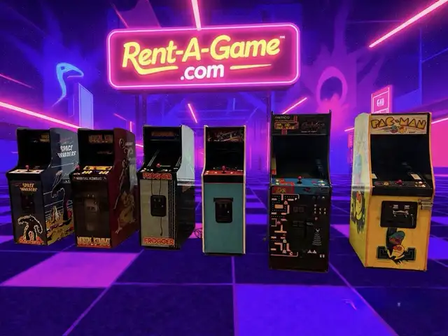 Stranger Things 80s Theme Arcade game rentals