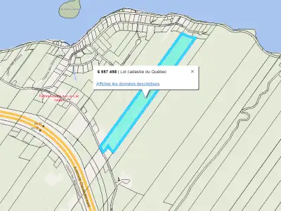 Superficie: 54 acres Cadastre : 6 557 498