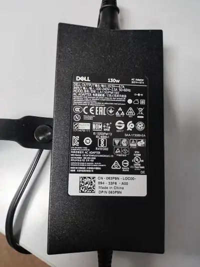 Dell AC Charger with Power Cord, View more