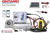 Effortless Boat Lifting: Upgrade with Electric Motors by Ontario
