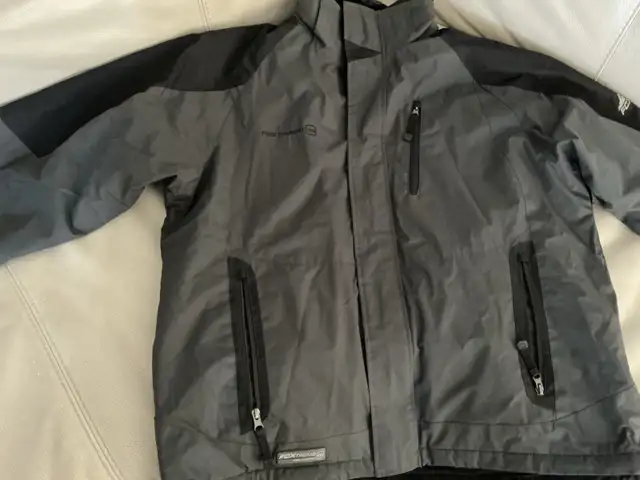 Mens Large Free Country Grey Black  Fleece Lined Jacket in Men's in City of Toronto - Image 4