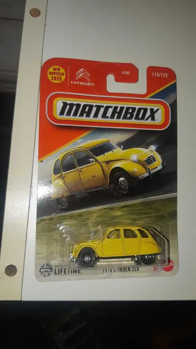 - 1970 Citroen 2CV - Matchbox 2025 - 1/64 scale diecast car - $5 each - 2 available