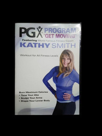 KATHY SMITH -EXERCISE - GET MOVING WORKOUT ALL FITNESS LEVEL DVD
