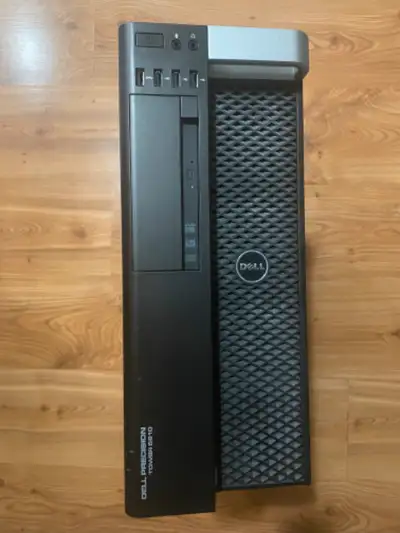 Dell Precision Tower 5810 Intel Xeon CPU E5-1620 v3 3.5GHz, 4 Cores 16 GB RAM 2x AMD FirePro W4100 w...