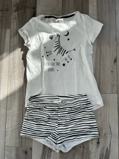Girls PJ Sets – Zebra Bundle (Size 6–7, 2 Sets), View more