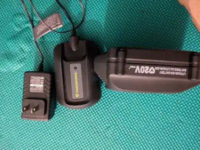 yardworks 20v battery and charger, View more