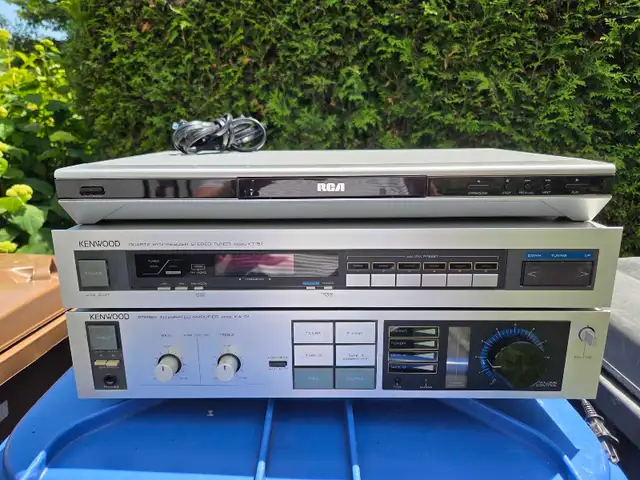Kenwood Audio System. RCA JVC