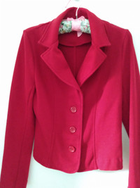 Red hot short blazer jacket 