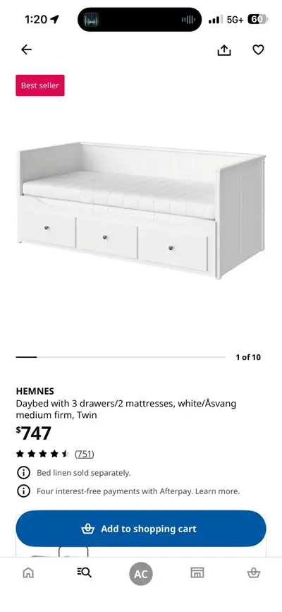 iKEA Hemnes Day Bed, View more