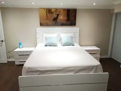 Astounding furnished guest unit for rental near Canada's Wonderland. $125 per day. $700 per week. $2...