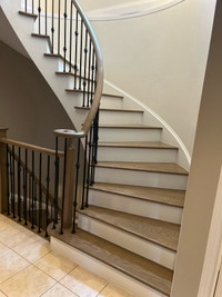 Hardwood, staircase Installation and Refinishing 