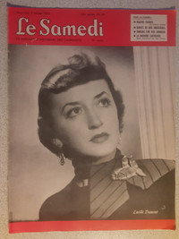 JOURNAL VINTAGE LE SAMEDI DE FEVRIER 1952