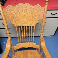 Wooden rocking chair 