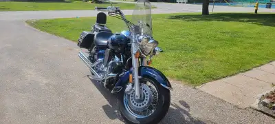 2001 Yamaha 1100VStar. Nothing to safety. Cobra pipes. 64,000km. Asking $2300 Obo.