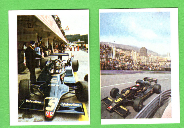 1978-79 FKS 78-79 F1 GRAND PRIX MINI CARD FORMULA 1  7 CARDS LOT dans Art et objets de collection  à Thetford Mines - Image 2