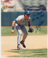 Ed Sprague #33 Catcher Toronto Blue Jays Signed  8x 10  Photo
